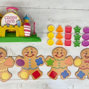 RARE Vintage Candy Land Castle Game 100% Complete Matching Shapes 18 Tokens 2006